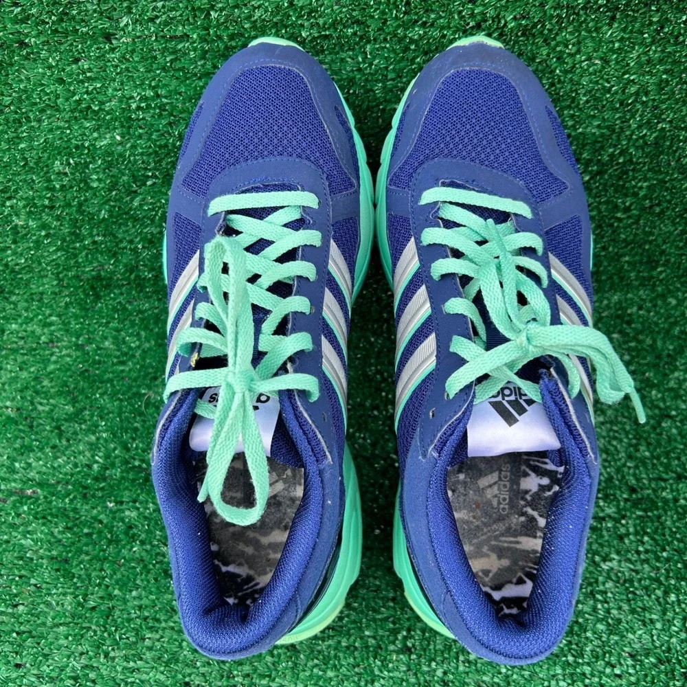 Adidas Aktiv Against Cancer Womens Running Shoes Navy Mint Green G97610 Size 7